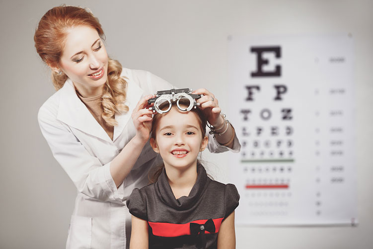 child eye exam